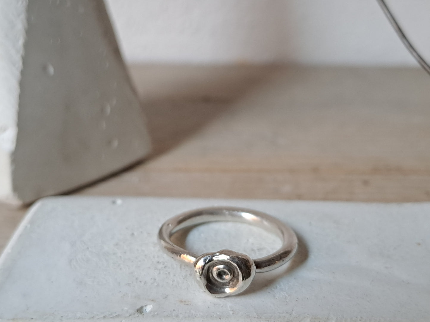 Anello Mono Nudo 'Got My Nipples ' in Argento