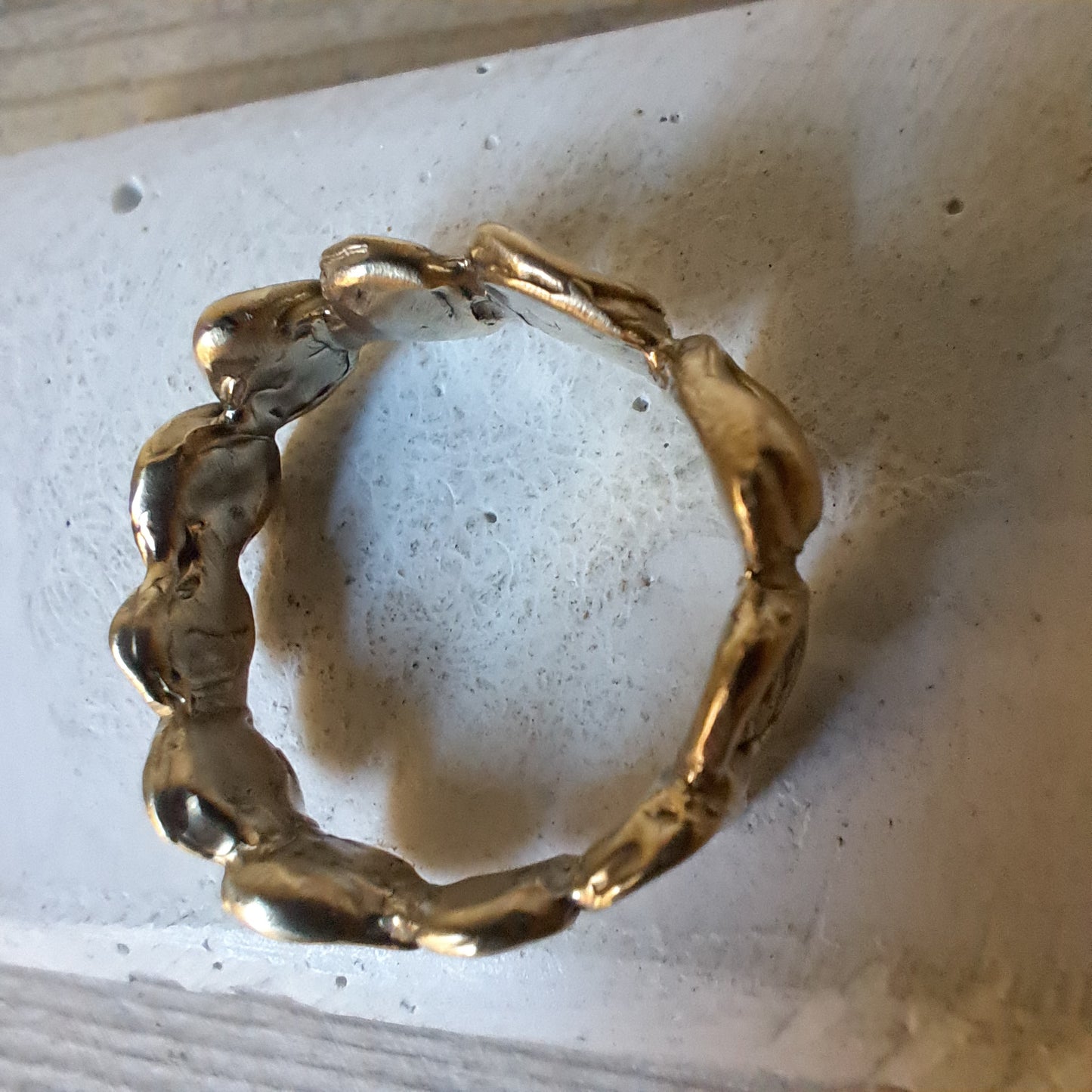 Anello Multiplo 'Got my Nipples' con Moissaniti create in Laboratorio