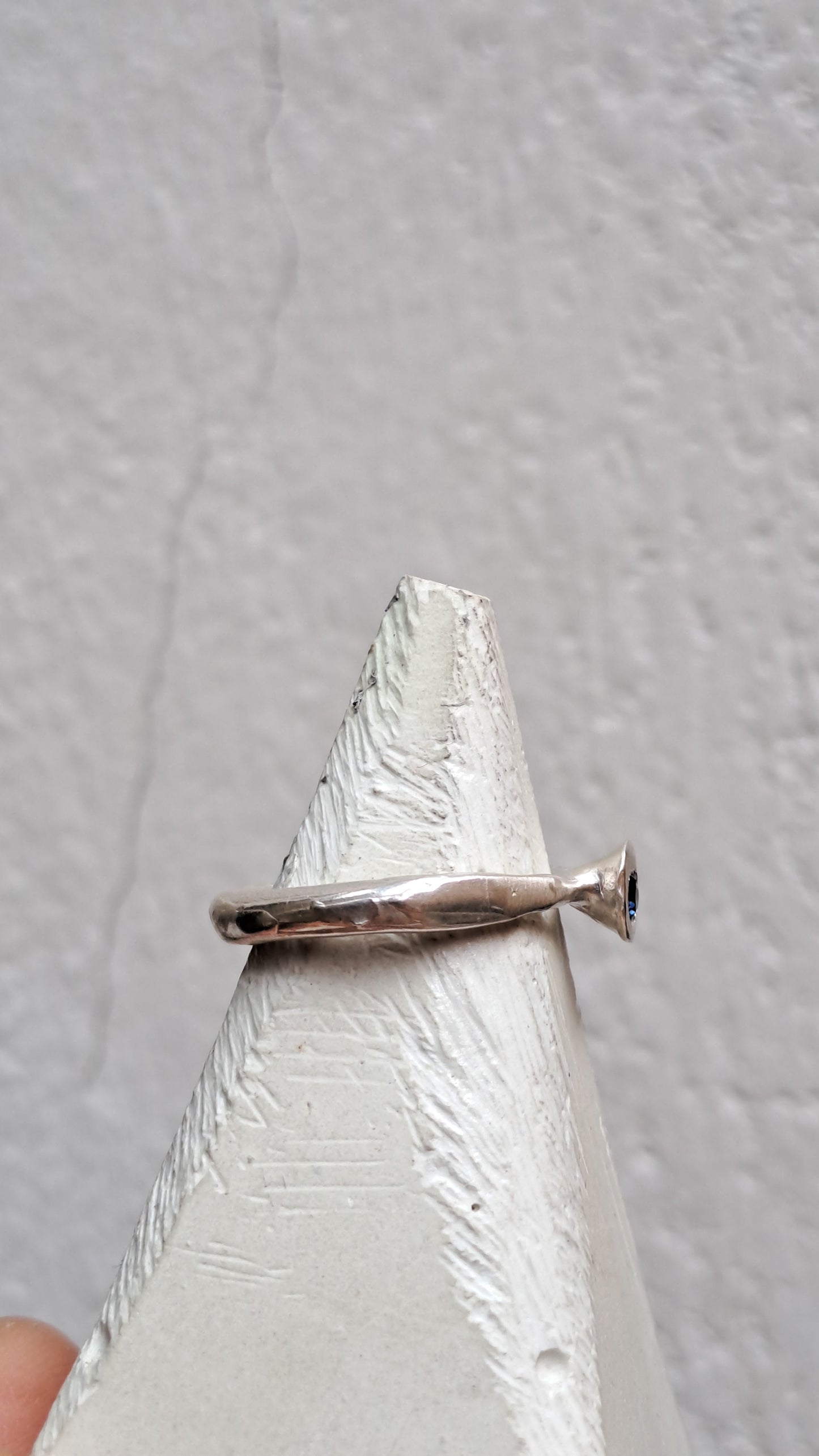 Zaffiro su Argento925 - Anello - No DRAMA