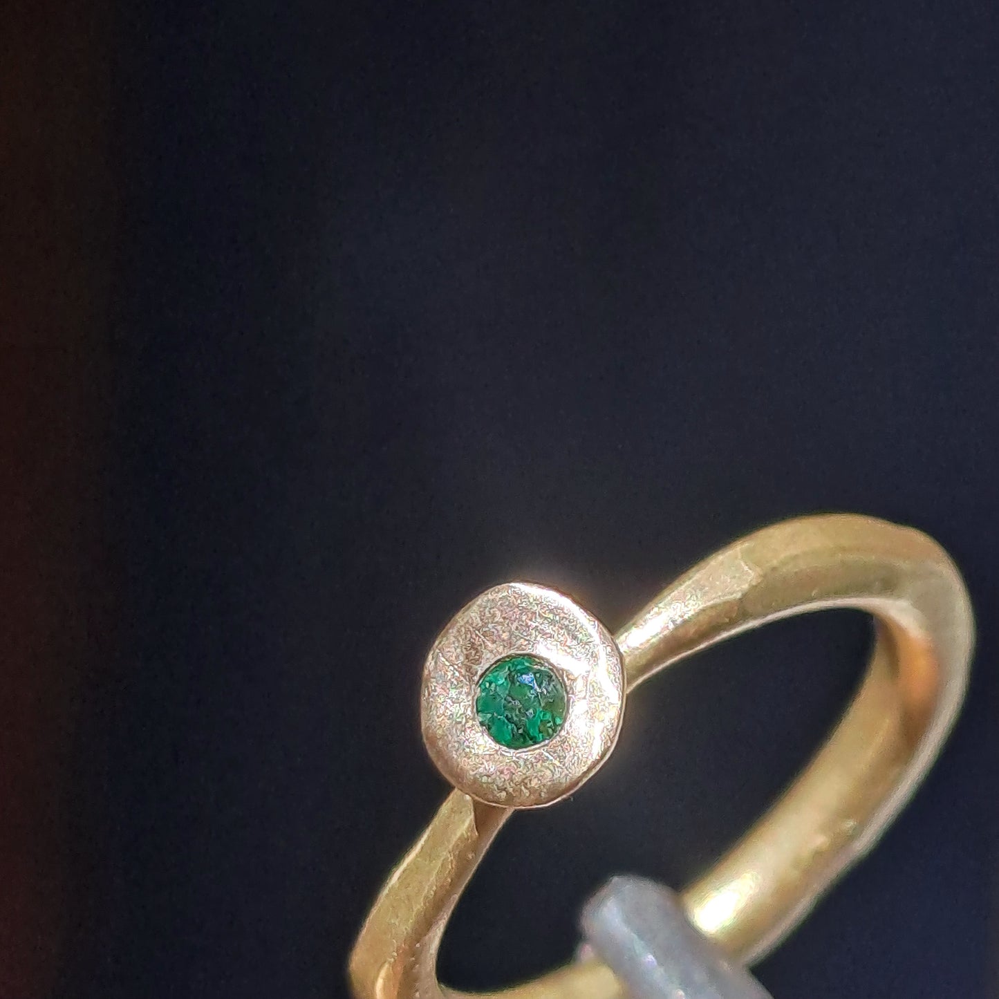 Smeraldo su Bronzo - Anello - No DRAMA -