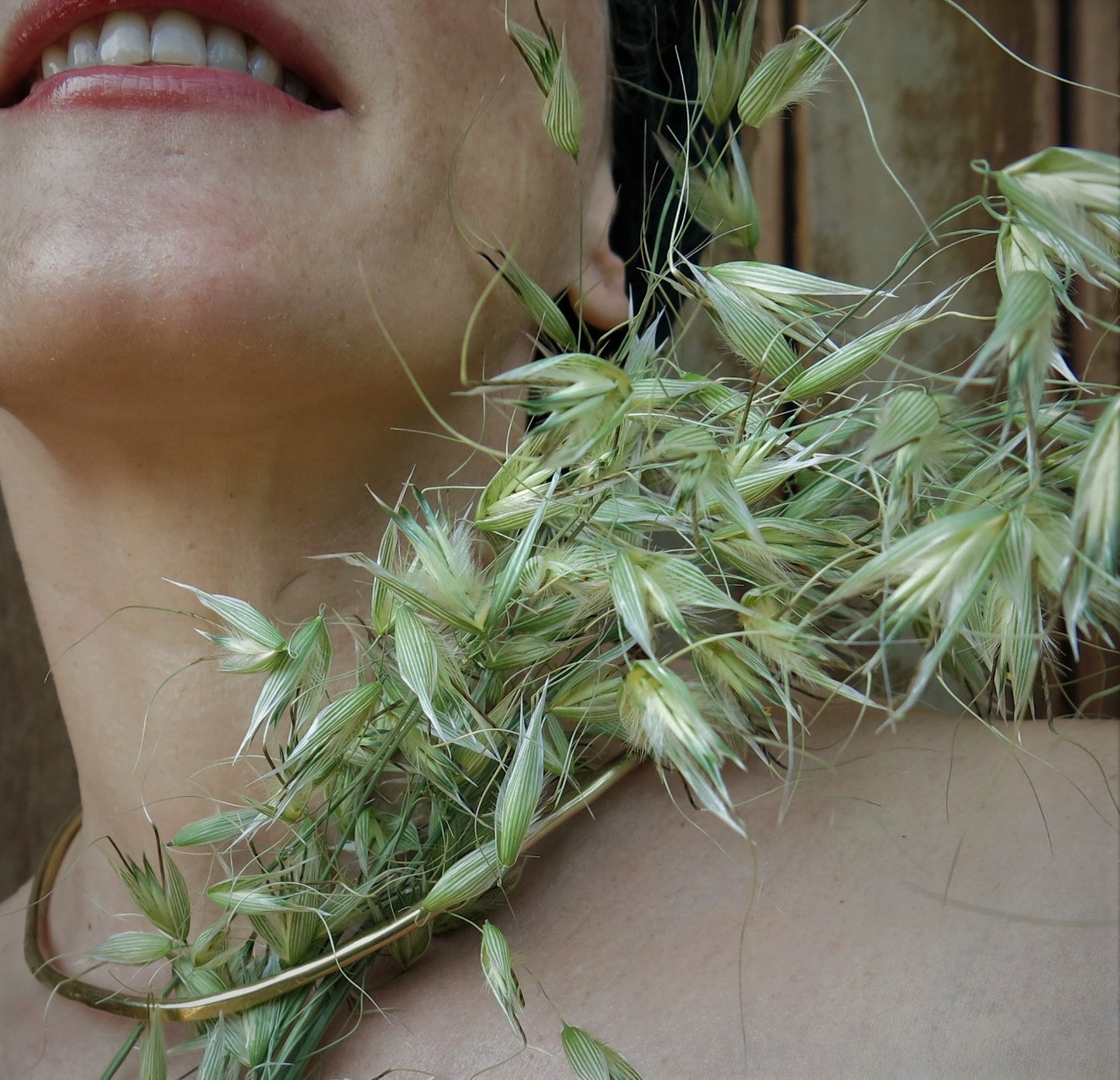 Collana in Ottone forgiata a mano