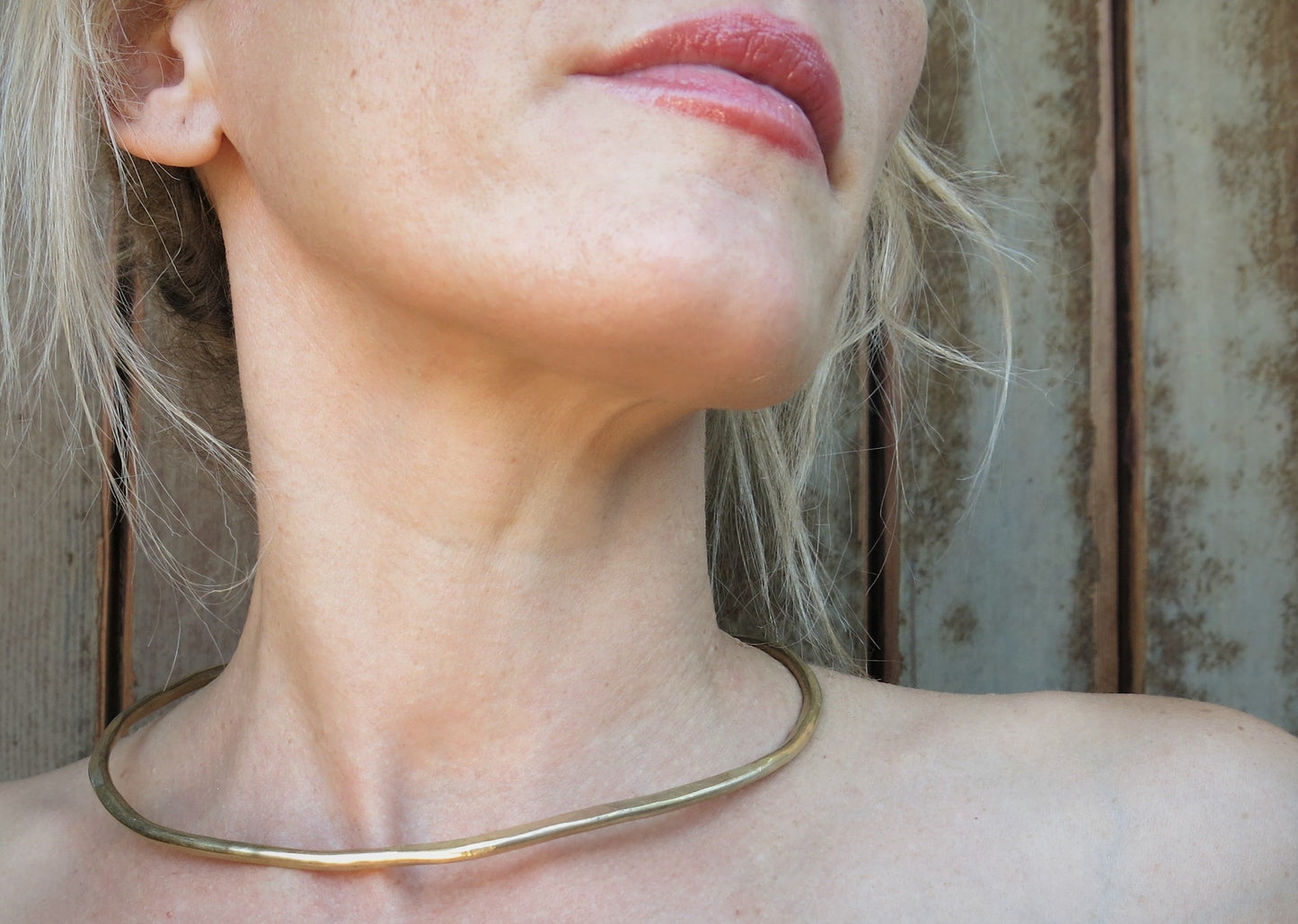 Collana in Ottone forgiata a mano