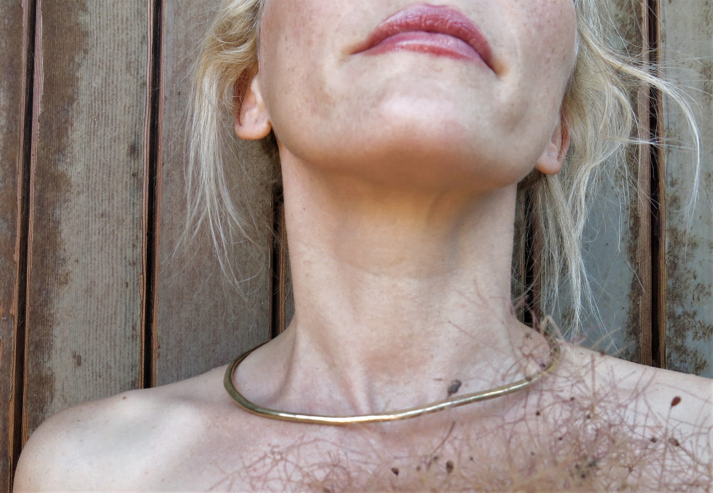 Collana in Ottone forgiata a mano