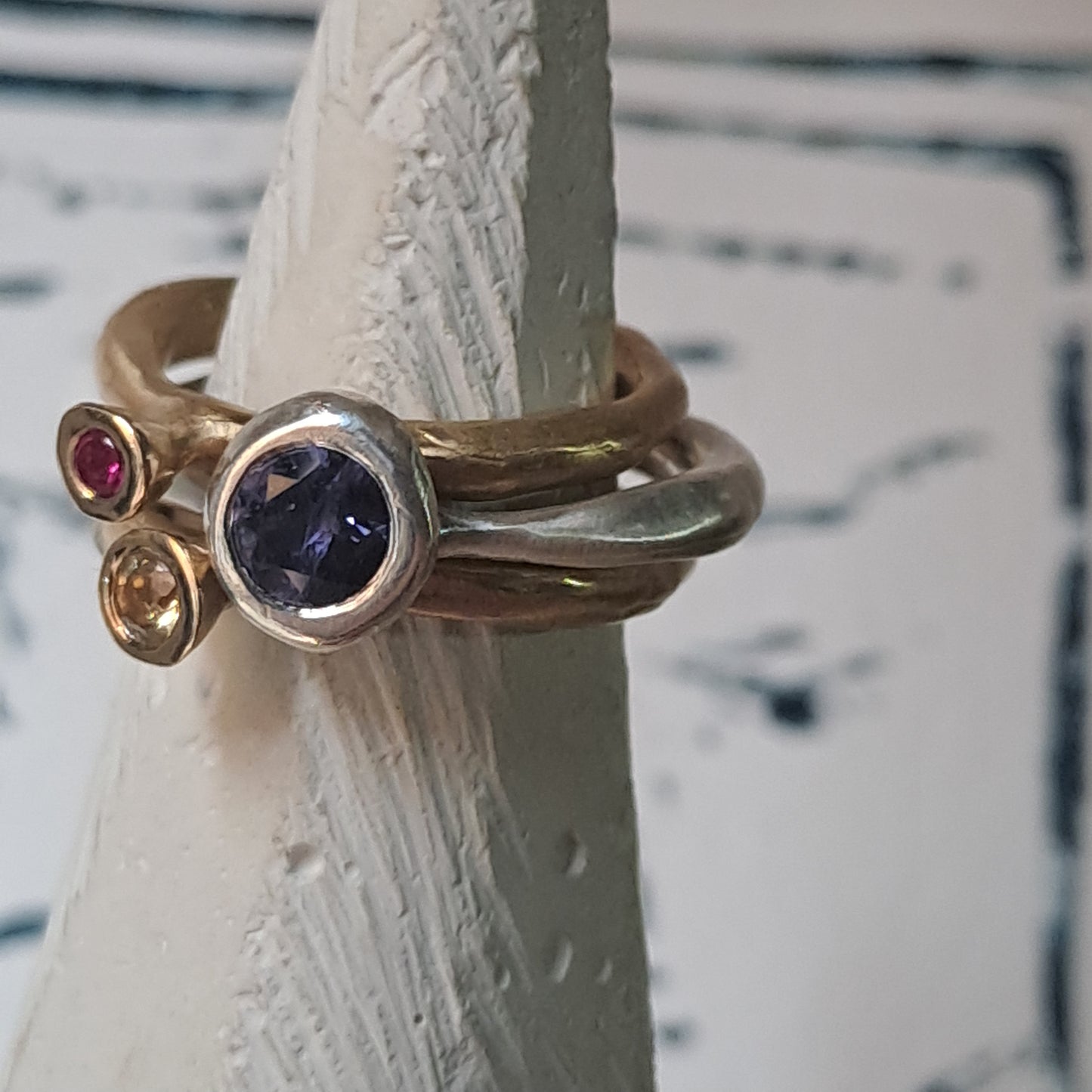 Iolite su Argento - Anello NO DRAMA