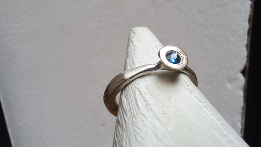Zaffiro su Argento925 - Anello - No DRAMA
