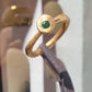Smeraldo su Bronzo - Anello - No DRAMA -