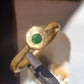 Smeraldo su Bronzo - Anello - No DRAMA -