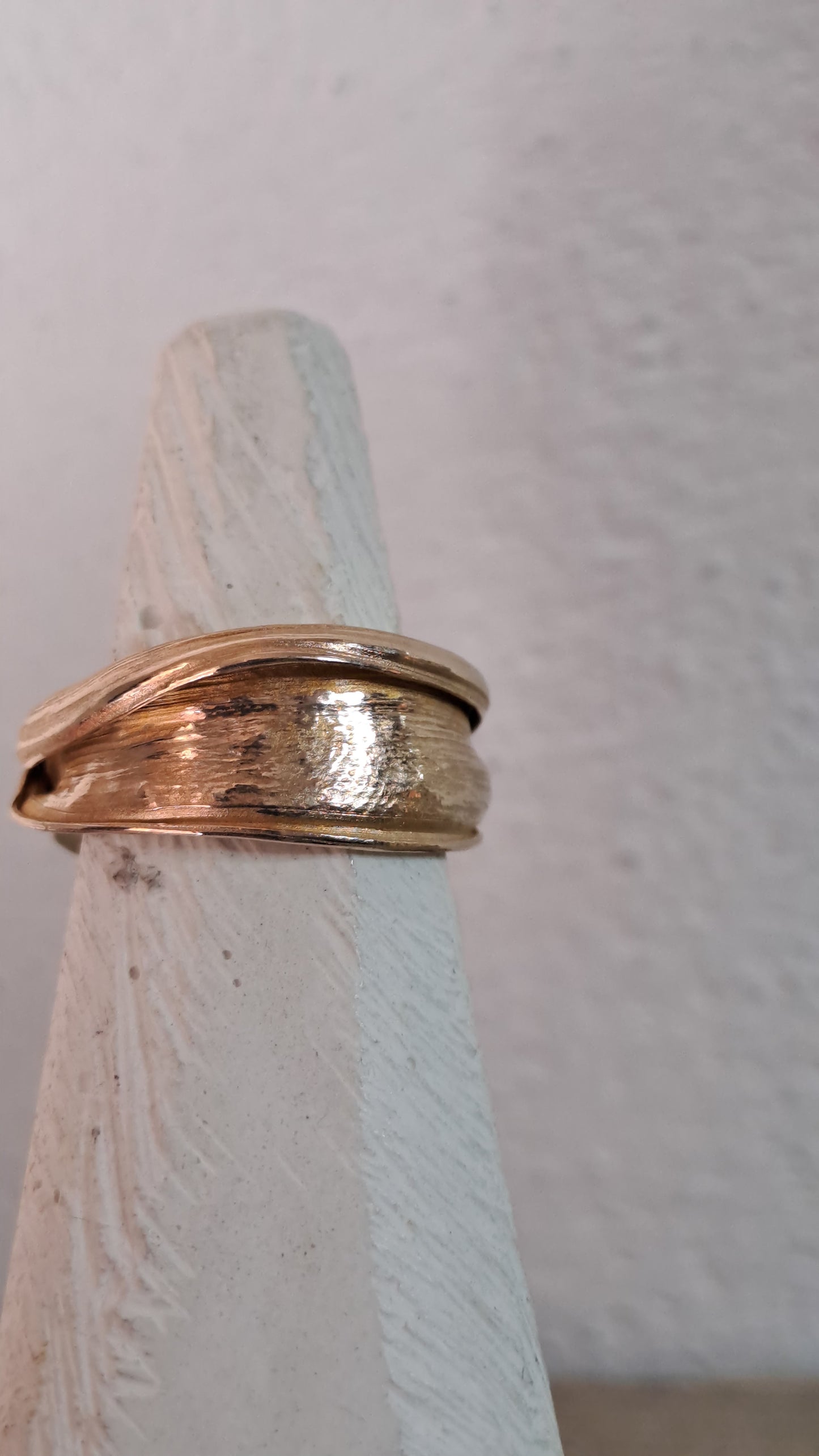 FLUIDI MUTEVOLI - anello in Bronzo misura 14