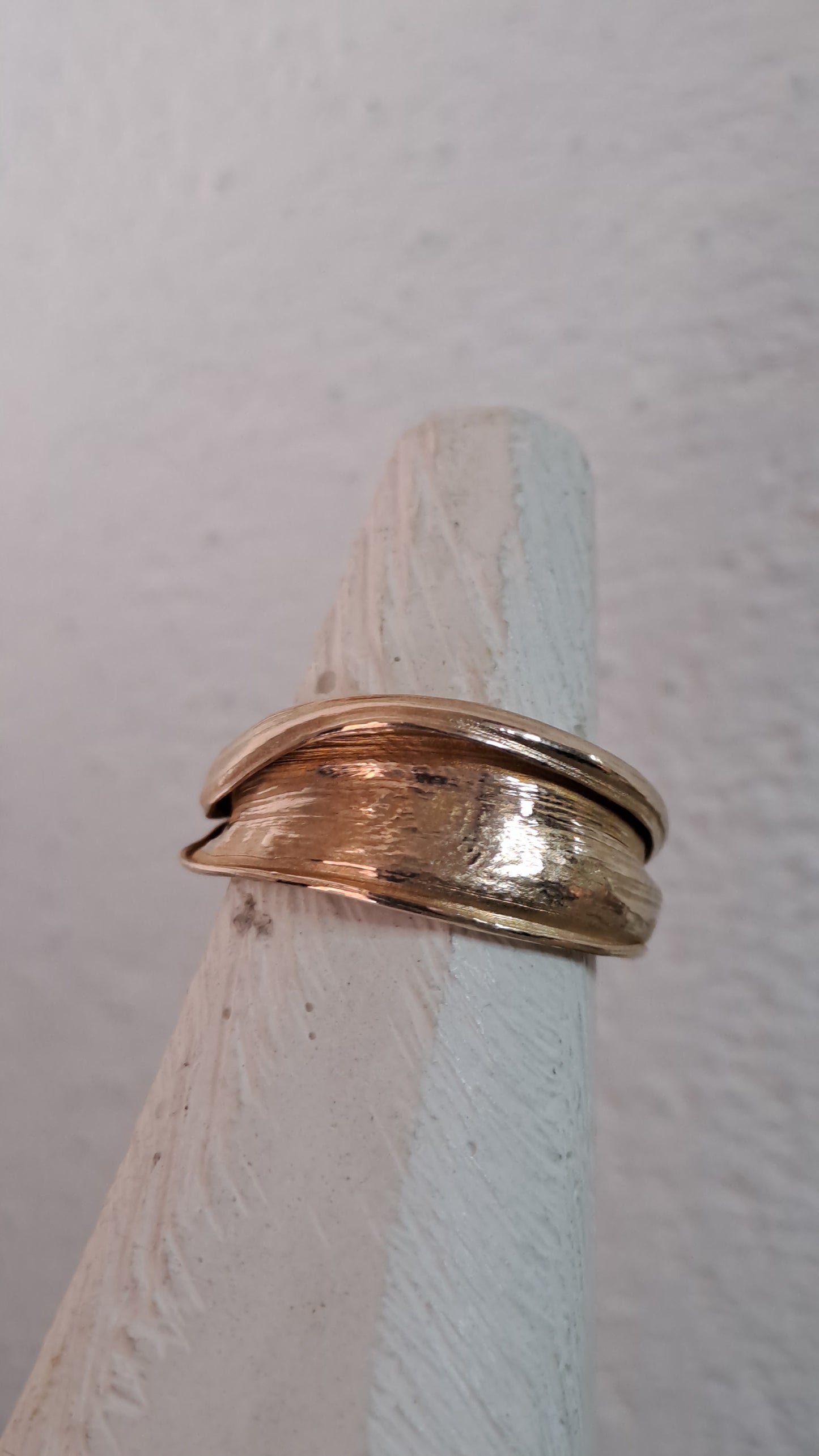 FLUIDI MUTEVOLI - anello in Bronzo misura 14