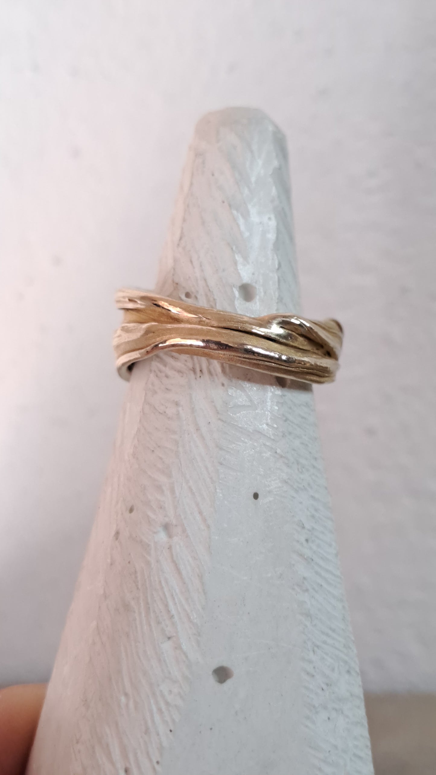 FLUIDI MUTEVOLI - anello in Bronzo misura 14