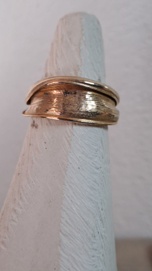 FLUIDI MUTEVOLI - anello in Bronzo misura 14