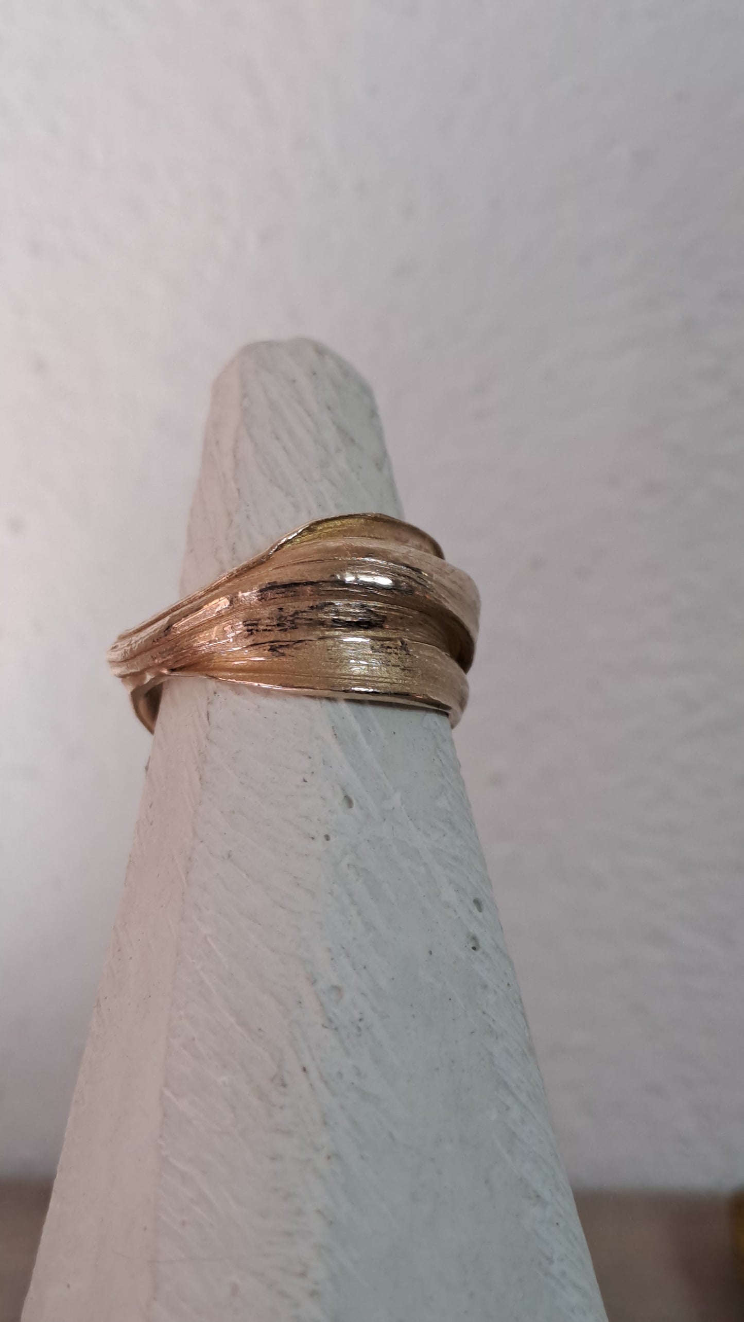 FLUIDI MUTEVOLI - anello in Bronzo misura 14