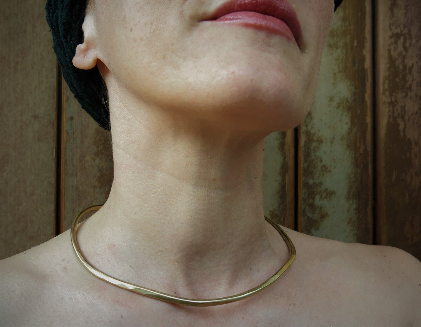 Collana in Ottone forgiata a mano