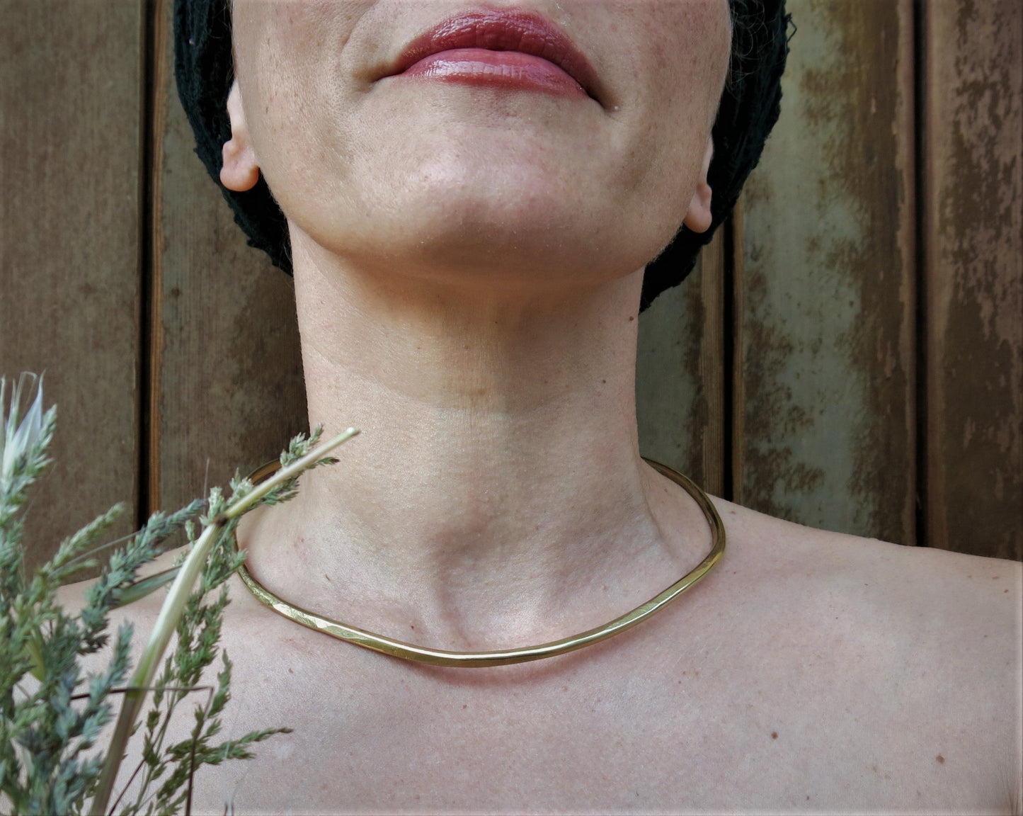 Collana in Ottone forgiata a mano