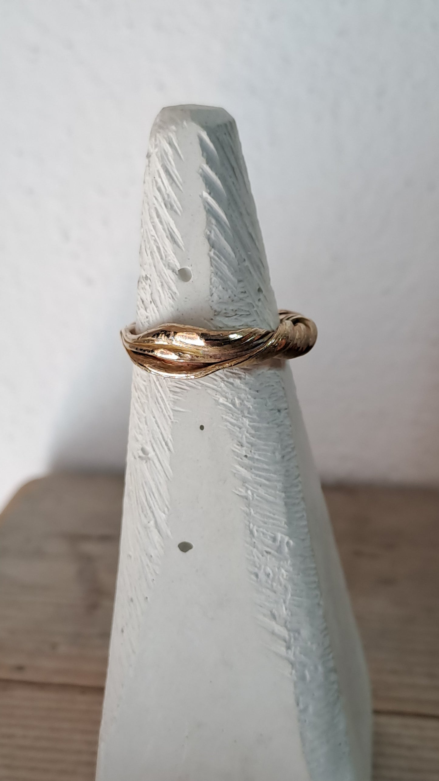 FLUIDI MUTEVOLI - Anello in Bronzo misura 20