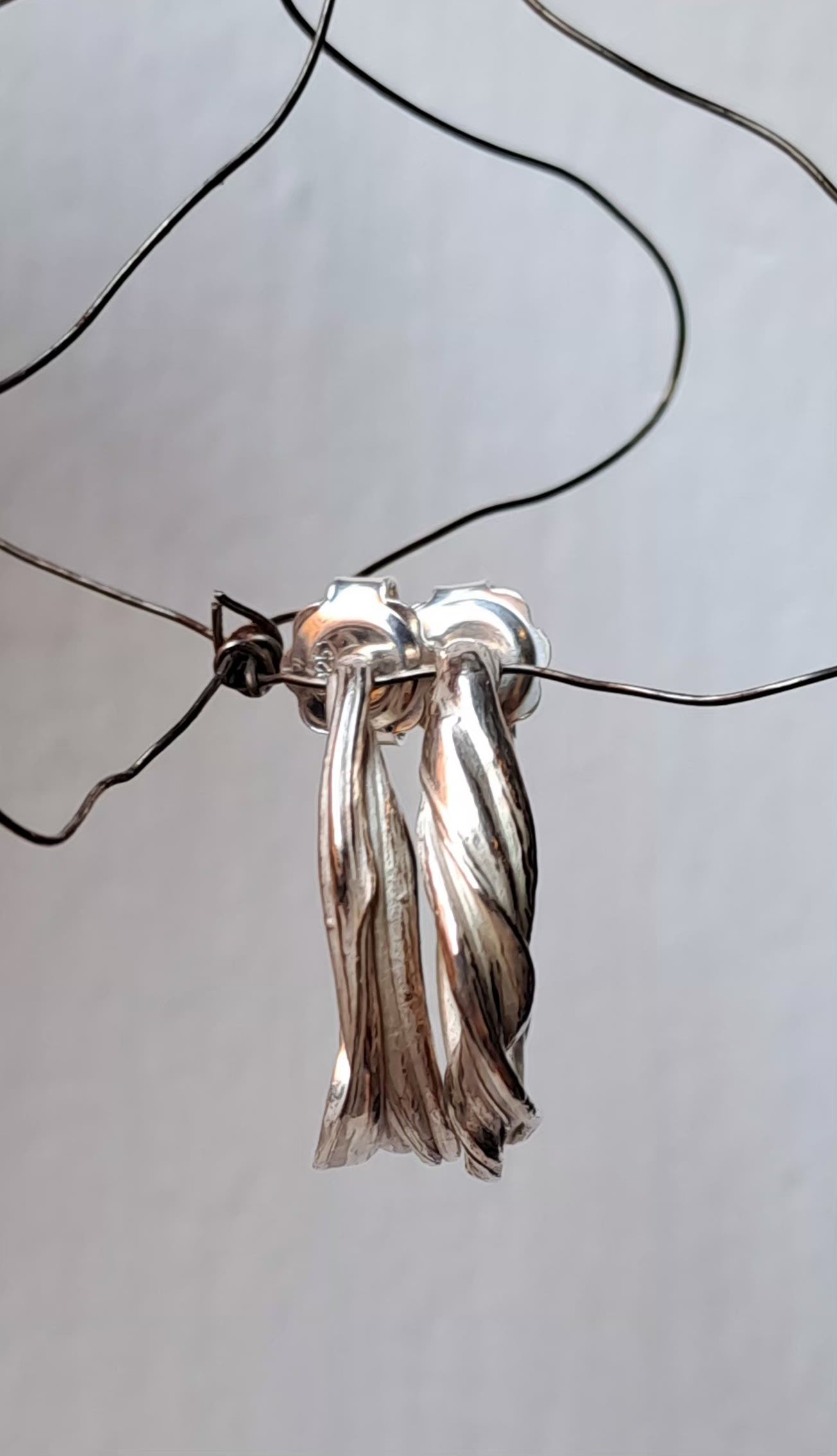 ANELLINE IN FOGLIA - FLUIDI MUTEVOLI in Argento925 (Copia)