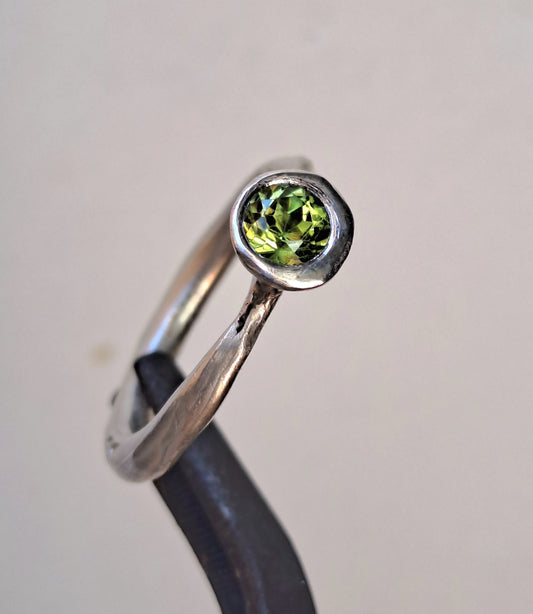 Peridoto VERDE SU Argento925 - Anello - NO DRAMA