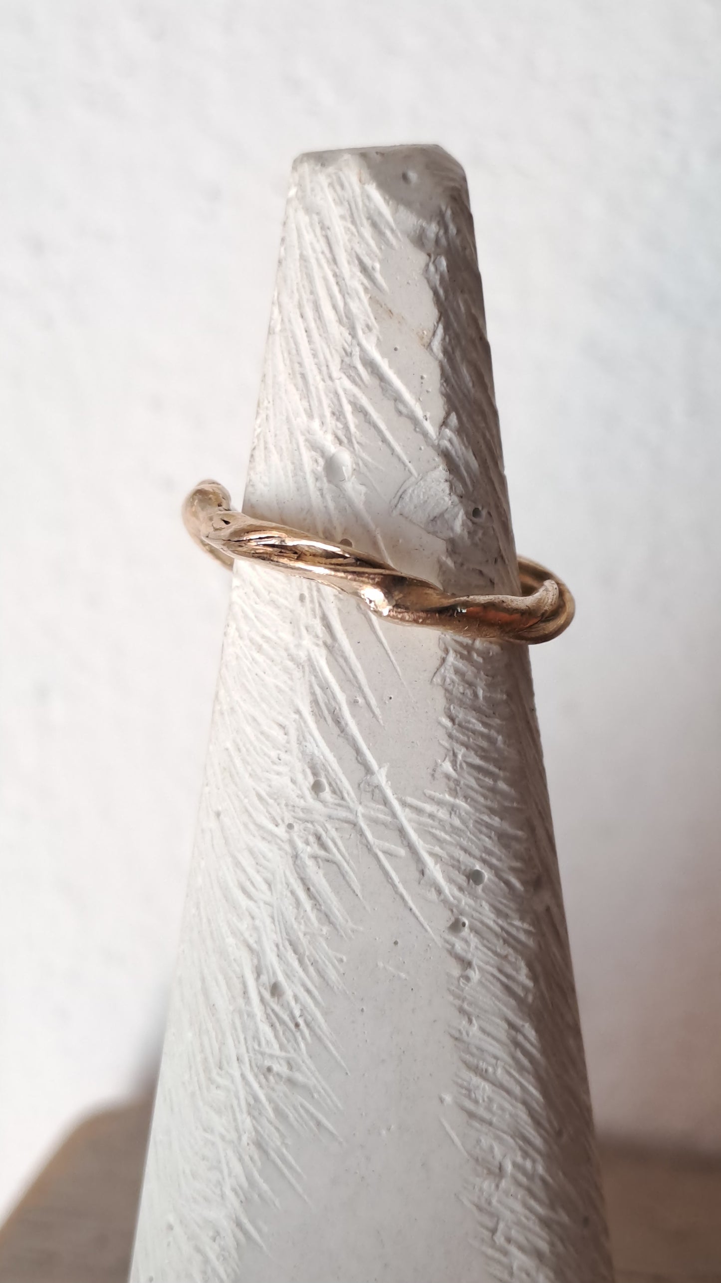 FLUIDI MUTEVOLI - anello in Bronzo misura 17