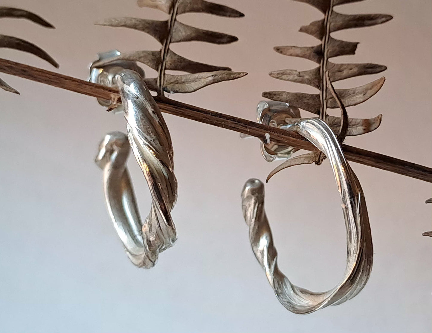 ANELLINE IN FOGLIA - FLUIDI MUTEVOLI in Argento925 (Copia)