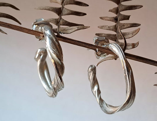 ANELLINE IN FOGLIA - FLUIDI MUTEVOLI in Argento925 (Copia)