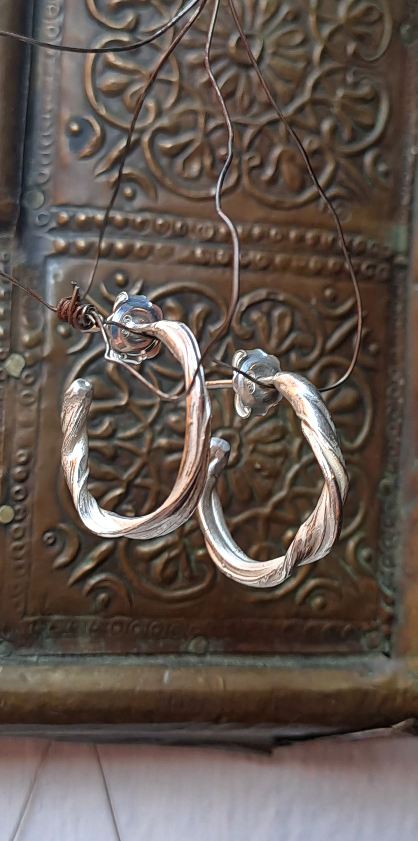 ANELLINE IN FOGLIA - FLUIDI MUTEVOLI in Argento925 (Copia)