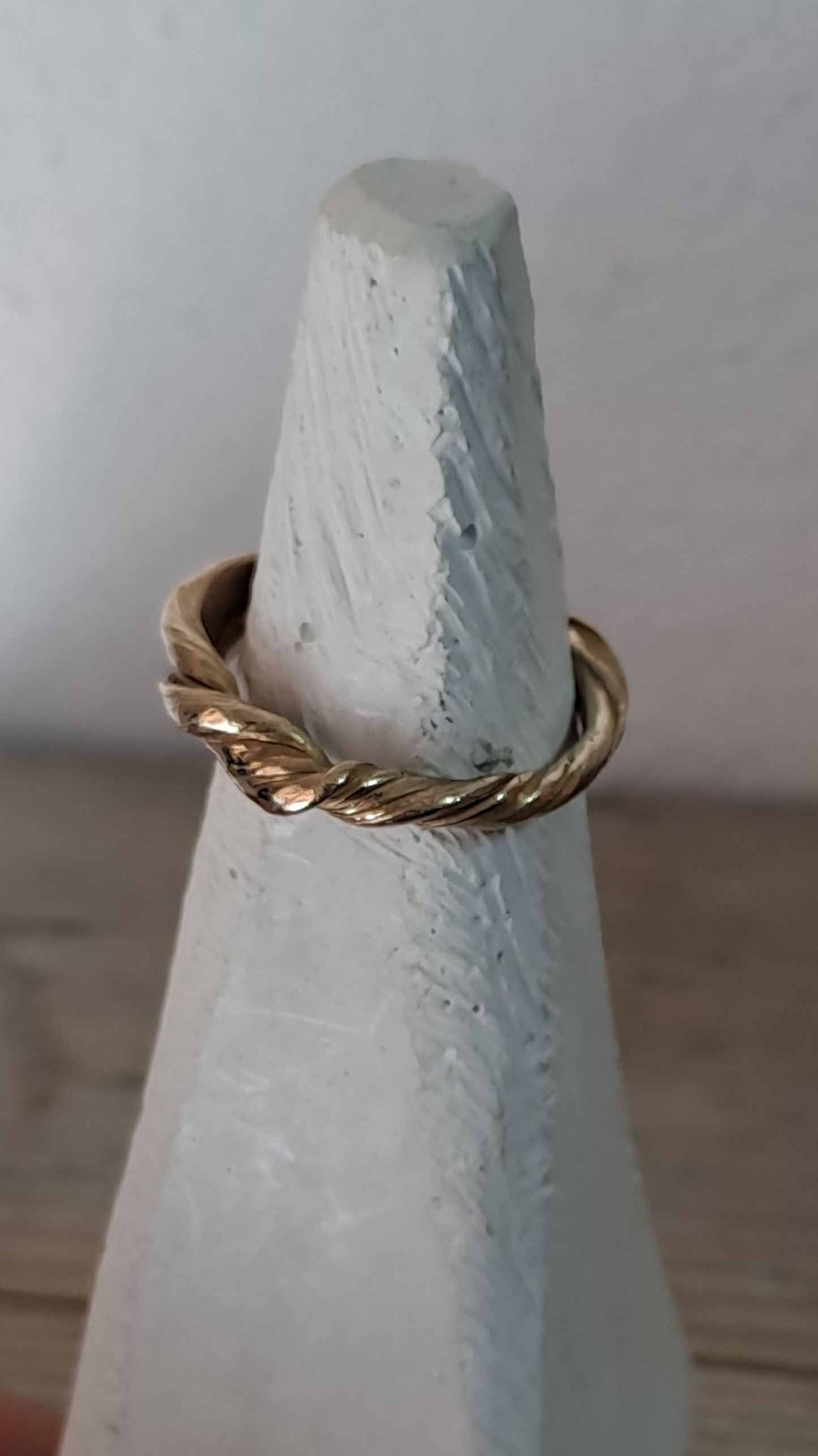 FLUIDI MUTEVOLI - Anello in Bronzo misura 20