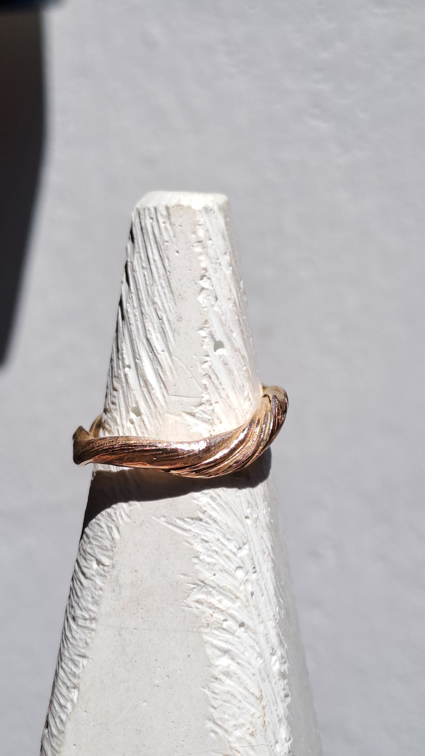 FLUIDI MUTEVOLI - anello in Bronzo misura 17