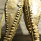 orecchini in Ottone dorato -  sinuosi tentacoli